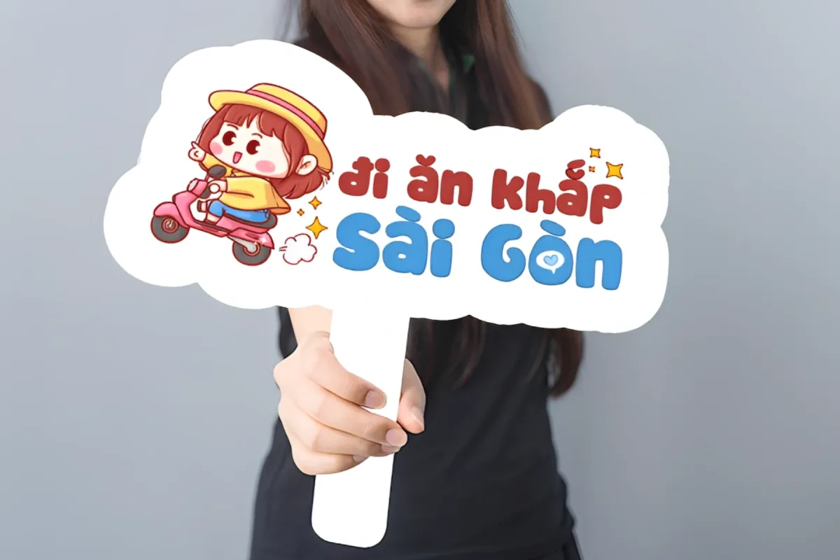 Hướng dẫn tự thiết kế hashtag cầm tay nhanh chóng bằng Penci